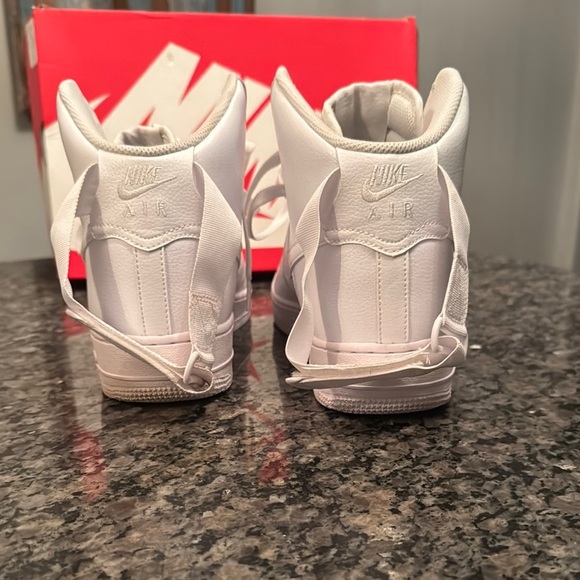 Nike White Air Force Max CB 2 Hyperfuse High-Top Sneakers EUC 10.5 - Picture 4 of 13